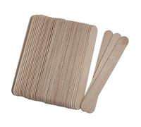 Trimits Craft Wooden Lolly Pop Sticks, Large, Pack of 50, Wood, Natural, 150 x 18 x 1.6mm