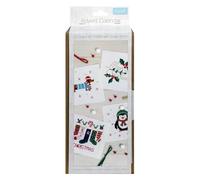 Trimits Cross Stitch Advent Calendar - 12 Day Christmas Countdown Gift, Handmade Festive Decorations, Counted Cross-stitch Kits with Instructions, 12 Winter Designs for the Holidays