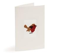 Trimits Cross Stitch Christmas Card Kit, Robin, GR/KIT-GCS14