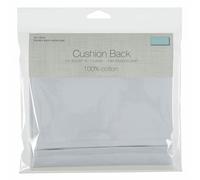 Trimits Cushion Back With Zipper: 45 x 45cm (18 x 18in): White