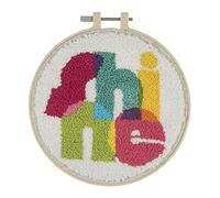 Trimits Embroidery Punch Needle Hoop Kit, Shine, 15.2cm 6”