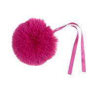 Trimits Faux Fur Pom Pom Medium 6cm Assorted Colours Cerise, Cherry