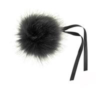 Trimits Faux Fur Pom Pom Medium 6cm Assorted Colours Grey Tip