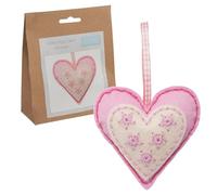 Trimits Felt Decoration Kits, 10 x 10cm, Heart