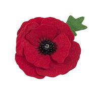 Trimits Felt Decoration Kits, 10 x 12cm, Poppy Brooch