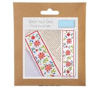 Trimits Floral Bookmark Cross Stitch Kit