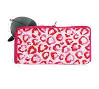Trimits Half Stitch Tapestry Kit, Printed Canvas, Threads, Needle & Instructions, Glasses Case, Love Leopard