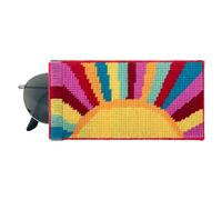 Trimits Half Stitch Tapestry Kit, Printed Canvas, Threads, Needle & Instructions, Glasses Case, Sunrays