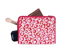 Trimits Half Stitch Tapestry Kit, Printed Canvas, Threads, Needle & Instructions, Make-Up Bag, Love Leopard