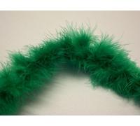 Trimits High Quality Decorative Marabou Boa Feather Trim - Emerald, 1Mtr
