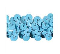 Trimits Ice Blue Stretch Sequins Trim 20mm Wide Suitable for Dressmaking - per metre