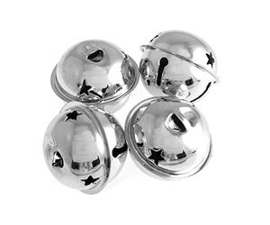 Trimits - Jingle Bells - Silver - 40 mm