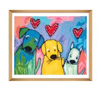 Trimits Large Cross Stitch Kits - Counted Embroidery Needlework for Adults Beginners Kids, Christmas Gifts Wall Art (Frame Not Included), 11 Count, The Three Amigos