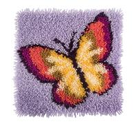 Trimits Latch Hook Kit, Butterfly, 30 x 30cm GCK099