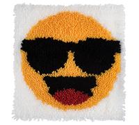 Trimits Latch Hook Kit, Happy Face, 30 x 30cm GCK097