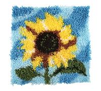Trimits Latch Hook Kit, Sunflower, 30 x 30cm GCK098