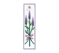 Trimits Lavender Counted Cross Stitch Bookmark Kit