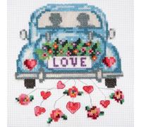 Trimits Love Mini Counted Cross Stitch Kit