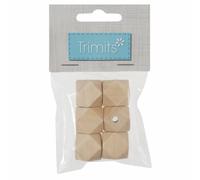 Trimits - Macrame - Wooden Beads - 30mm Geo Cut