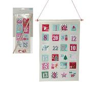 Trimits Make Your Own Fabric Pocket Advent Calendar Kit, 30 x 46cm, Cream, ADKIT2