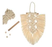 Trimits Make Your Own Macramé Decoration Kit, Natural Feather
