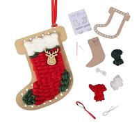 Trimits Make Your Own Weaving Hanging Decoration Kit, Christmas Stocking