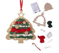 Trimits Make Your Own Weaving Hanging Decoration Kit, Christmas Tree
