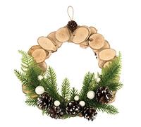 Trimits Make Your Own Wreath Kit, Scandi Wood Slice, 25cm BW25/SCAN
