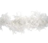 Trimits Marabou Feather Boa Fancy Dress for Parties, Festivals, Pride, Hen Do, Stag Do, Halloween, Christmas, White, 1.8m x 12cm