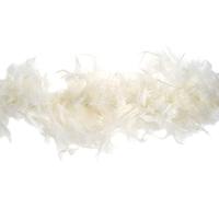 Trimits Marabou Feather Boa Fancy Dress for Parties, Festivals, Pride, Hen Do, Stag Do, Halloween, Christmas, Ivory, 1.8 m x 12 cm
