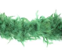 Trimits Marabou Feather Boa Fancy Dress for Parties, Festivals, Pride, Hen Do, Stag Do, Halloween, Christmas, Emerald, 1.8m x 12cm