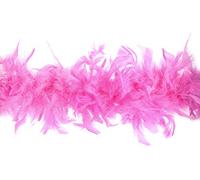 Trimits Marabou Feather Boa Fancy Dress for Parties, Festivals, Pride, Hen Do, Stag Do, Halloween, Christmas, Fuchsia, 1.8m x 12cm