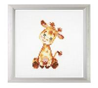 Trimits Mini Counted Cross Stitch Kits, 13 x 13cm (5 x 5in), Giraffe