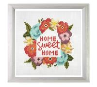 Trimits Mini Counted Cross Stitch Kits, 13 x 13cm (5 x 5in), Home Sweet Home