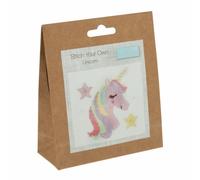 Trimits Mini Counted Cross Stitch Kits, 13 x 13cm (5 x 5in), Unicorn