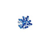 Trimits Mini Round Button Pack - Blues, 7mm