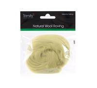 TRIMITS Natural 100% Wool Roving for Needle Felting 10g - Pistachio