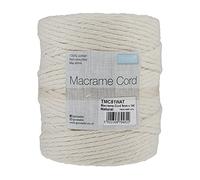 Trimits Natural Crafting Cotton Twisted Macramé Cord, 5mm x 140m