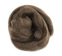 Trimits Natural Felting Roving Wool, Light Brown, 10 g