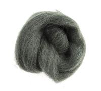 Trimits Natural Felting Roving Wool, Melange Green, 10 g