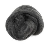 Trimits Natural Felting Roving Wool, Melange Grey, 10 g