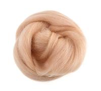 Trimits Natural Felting Roving Wool, Peach, 10 g