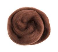 Trimits Natural Felting Roving Wool, Sienna, 10 g
