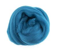 Trimits Natural Felting Roving Wool, Turquoise, 10 g