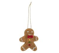 Trimits Needle Felting Craft Kit, Christmas, Includes Roving Wool Needle Stuffing Instructions, Gingerbread Man
