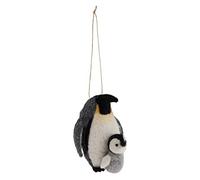 Trimits Needle Felting Craft Kit, Christmas, Includes Roving Wool Needle Stuffing Instructions, Penguins