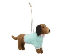 Trimits Needle Felting Craft Kit, Includes Roving Wool Needle Stuffing Instructions, Dachshund