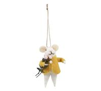 Trimits Needle Felting Craft Kit, Includes Roving Wool Needle Stuffing Instructions, Flower Mouse