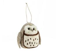 Trimits Needle Felting Craft Kit, Includes Roving Wool Needle Stuffing Instructions, Owl