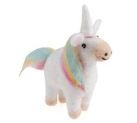 Trimits Needle Felting Craft Kit, Includes Roving Wool Needle Stuffing Instructions, Unicorn